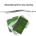 Indoor Dog Toilet Tray with Grass Pad. 
