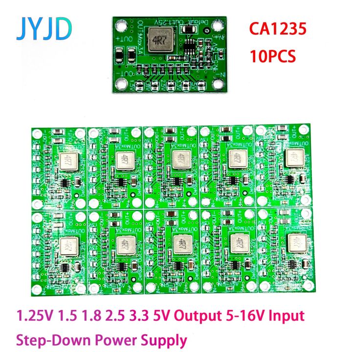 10pcs CA1235 3A Adjustable Power Buck Module 5-16V Input 1.25 1.5 1.8 2 ...