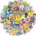 20/40pcs Pokemon Stickers Pikachu Stickers for Laptop Scrapbook Journal Kids Girls Boys Stickers. 
