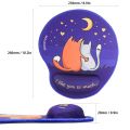 With Stitched Computer Wrist Edge Pads Mouse Wrist Support Mats Lap Gel Exco Gaming Mouse Dropshipping Comt Rest For Pc(Couple Cat). 