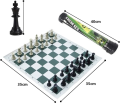 Chess Board with Roller set portable outdoor game. 