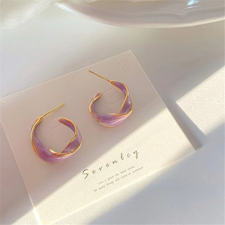 Gift%20jewelry%20Purple%20earrings%20Handcrafted%20Metal%20golden%20Lavender%20color%20Lavender%20earrings%20Woman%20Metal%20twisted%20earrings%20for%20Casual%20wear%20Formal%20occasions%20Party%20accessories%20Fashion%20enthusiasts%20Birthday%20or%20anniversary%20gifts%20-%20Image%208