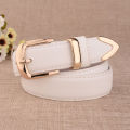 Alloy Buckle Women Belts PU Leather Wild Female Waist Belts Brown Black White Red Girls Pants Jeans Fashion Belt. 