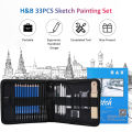H&B Sketch Painting Set Kit for Children Kids Adults Artist Drawing Picturing Coloring Sketching Calligraphy Portable Present Gift. 