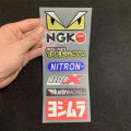 Motorcycle Modification Sticker Racing Sponsor Sticker Cover Scratches Helmet Waterproof Reflective Sticker. 