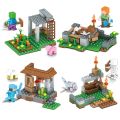 Minecraft Lego Brick Village Set Minifigure Diy Education Toys Gifts 720  8 in 1. 