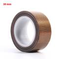 10Mx0.18mm 300 Degree High Temperature Resistance Adhesive Tape Cloth Heat Insulation Sealing Machine PTFE Tape Wear Resistan. 
