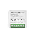 Mini Tuya Wifi Smart Light Switch 2/3/4 gang/Ch Module Supports 2 Way Control, App Remote Control DIY Breaker 100-240V, Work with Alexa Google Home. 