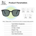 LouisWill Children's Sunglasses Foldable Sunglasses Boys and Girls Glasses UV400 Protection Kids Fashion Sunglasses Parent-child Sunglasses With Glasses Case. 
