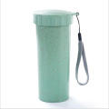 Coffee Cups with Lid, TACYKIBD Portable To Go Travel Coffee Mug, Insulated Wheat Straw Travel Cup for Hot Cold Drinks Coffee Water Tea. 