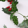 Berries Artificial Decoration Leaves Garland Christmas. 