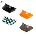 Visor Snap Shade Protector for Retro Helmets 3/4 Helmets Black. 