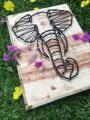 String Art - 30 x 40 cm (Wood and String). 