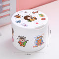 Ins Button Desktop Cute Storage Box with Lid Sundries Mini Jewlery Storage Box Organizer Kawaii Box Container Storage Small. 