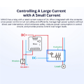 MINI-D Wi-Fi Matter Smart Switch Dry Contact Relay DC Low Motors forGarage Door Boilers Access Control System. 