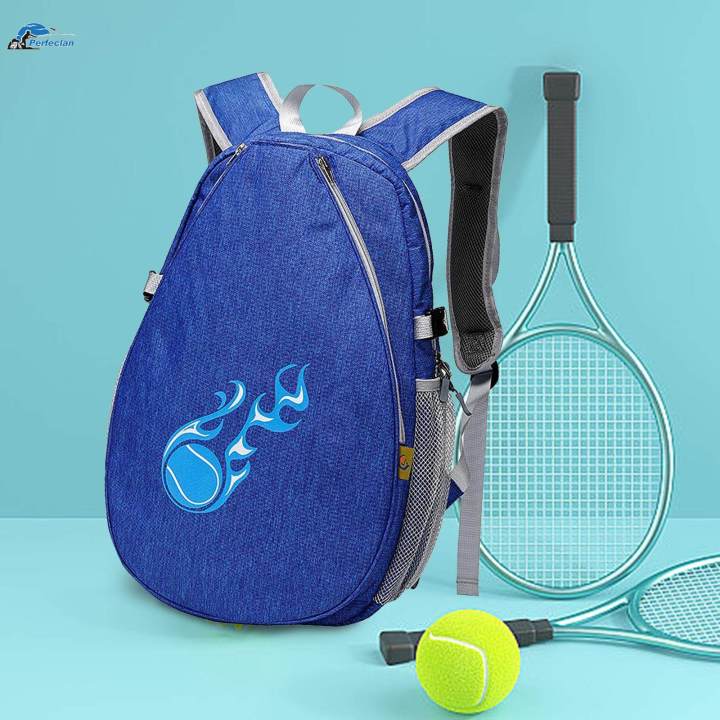 Compact Tennis Racket Backpack Tennis Racket Bag Pickleball Racket Backpack Holds Tennis Carry Case ...