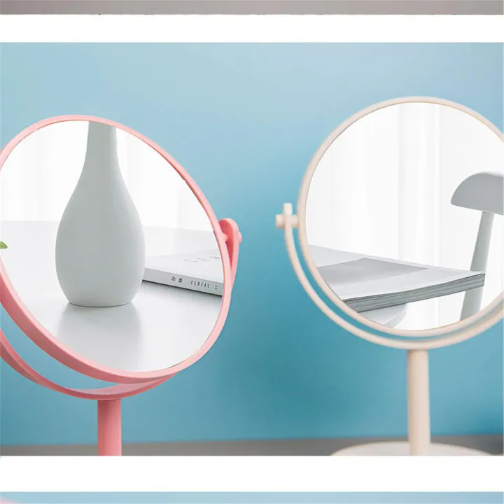 Decorative%20Cosmetic%20Mirror%20Portable%20Makeup%20Mirror%20Girls'%20Dressing%20Table%20Mirror%20Rotatable%20Makeup%20Mirror%20Single-sided%20Makeup%20Mirror%20-%20Image%208