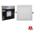 Men LED Slim Panel Light D/BLUE 6500K (Cool White) 09W. 