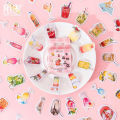 22Pcs Mini Size Super Cute Summer Cold Drink Scrapbook Stickers Diy Decoration Sticker For Scrapbooking Planner Diary Notebook. 