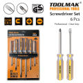 Professional Magnetic Screwdriver Set - 6 pieces - Line Grip - TOOLMAK. 