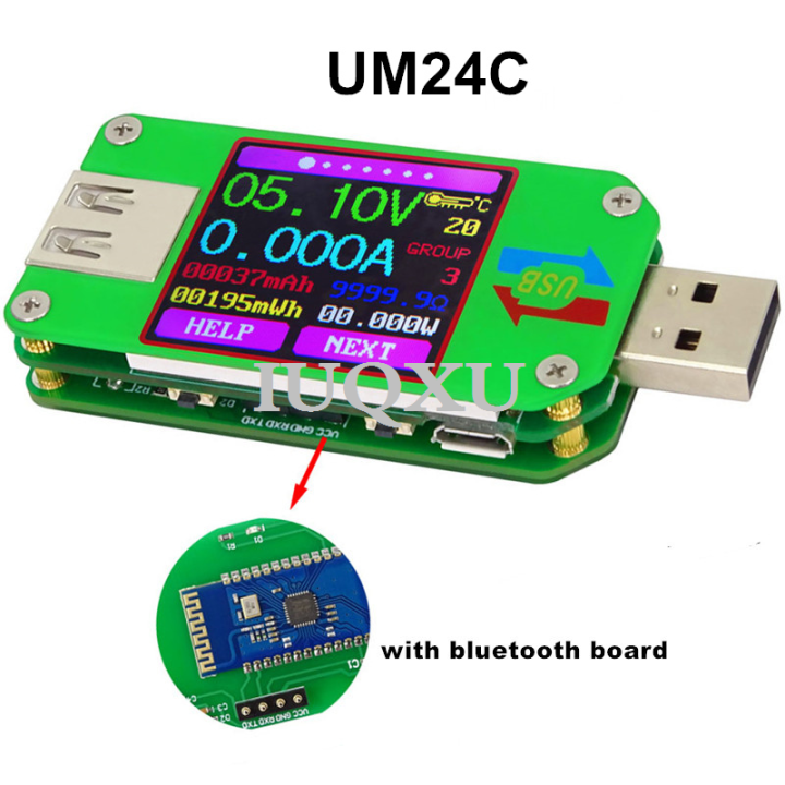 IUQXU%20UM34/UM34C%20UM24/UM24C%20UM25/UM25C%20DC%20Voltmeter%20Ammeter%20VLuxuryoltage%20Current%20Tester%20Voltage%20battery%20Charge%20USB%20Tester%20-%20Image%207