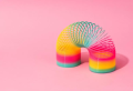 Slinky the Original Walking Spring Toy Plastic Rainbow Giant Slinky Cat,Dog,Baby Toys. 