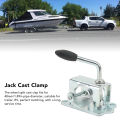 Wheel Cast Clamp, Impact Resistant 48mm Heavy Duty Split Cast Clamp for Trailer. 