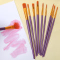 10Pcs/Set Artist Brush Set Professional Water/Oil Color Brushes for Painting Drawing Student Drawing Tools. 
