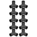 PVC Corner Connector Easy To Connect 3 Way Pipe Fittings for Indoor and Outdoor Use. 