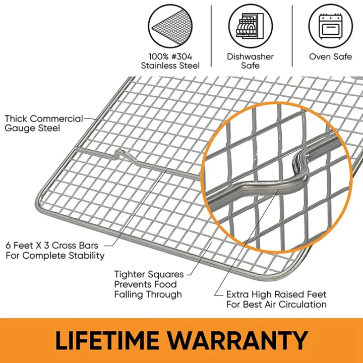 Cooling%20Rack%20and%20Baking%20Rack,%20Fits%20Quarter%20Sheet%20Pan,%20Stainless%20Steel,%20Wire%20Baking%20Cookie%20Bacon%20Racks%20for%20Oven%2040X30cm%20-%20Image%203