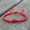 Fashion Adjustable Lucky Red String Bracelet Mens Women Handmade Weave Bracelet Couple Braclet Yoga Meditation Jewelry. 