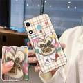 Cloth Patch Cartoon Phone Case For Itel A27/P17 Durable Phone Pouch Fashion Design Embroidery Soft case Cute Full wrap. 