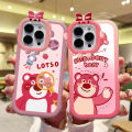 Super Girls Case For Samsung A12 3D Cute Cartoon Bear Lotso Lots-o'-Huggin' Little Monster Mobile Phone Casing Soft Silicone Cases Soft Luxury Cover Liquid Coque. 