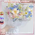 🇲🇾[ReadyStock]1pcs TRANSPARENT Waterproof Flower Wrapping Paper Bouquet Gift Florist Wrap Wrapper Kertas Pembalu. 