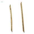 20 Pieces Guitar Fret Wires, Fretwire Durable, Smooth Surface Brass Fret Wire Brass High Strength Fingerboard Fret Wire for Classical Guitar. 