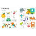Usborne Original Children Popular Books Get ready for school alphabet sticker book Colouring English Activity Picture Book for Kids. 