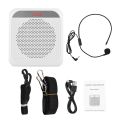 Sound Amplifier Portable Rechargeable Mini Voice Amplifier LED Display with MIC. 