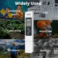 TDS EC Meter Digital Water Quality Tester 0-9999 PPM Measurement Range Water Purity Temperature Meter Tester. 