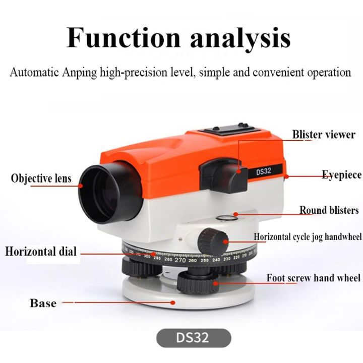 Ds32%2032X%20Automatic%20Leveling%20Leveler%20Surveying%20And%20Mapping%20Measurement%20Level%20Optical%20Measurement%20Parallel%20Laser%20Level%20Instrument%20-%20Image%202