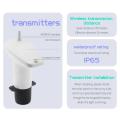 Ultrasonic Liquid Level Detector 3.42 Inches Water Tank Level Ultrasonic Ip65 for Remote Monitoring Home Water Systems Industrial Applications. 