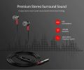 ORICO In-Ear Wired Earphone For Video Game Music Headphone Built-in Microphone Sports Music Earphones 1.2m. 