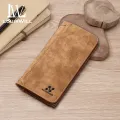 LouisWill Wallet Men Wallets Fashion Men's Long Wallet Casual Large-Capacity Wallet Multi-card Pocket Wallet PU Soft Leather Male Vintage Purse Frosted Wallet Business Wallets Travel Purses Hand Bag Purse. 