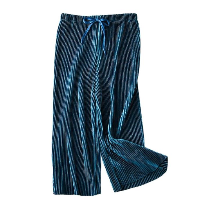 Kingstar123%202-10Y%20Kids%20Girls%20Boys%20Pants%20Elastic%20Waist%20Stripe%20Baju%20Kanak%20Korean%20Style%20Trousers%20Lace%20Up%20Soft%20Wide%20Leg%20-%20Image%205