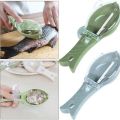 Practical scaling tool with cover for killing fish manual kitchen tool scaling knife fish scale scraper kitchen accessories. 