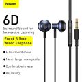 Baseus Encok H19 Wired 3.5mm Earphone Black 6 Months Warranty. 
