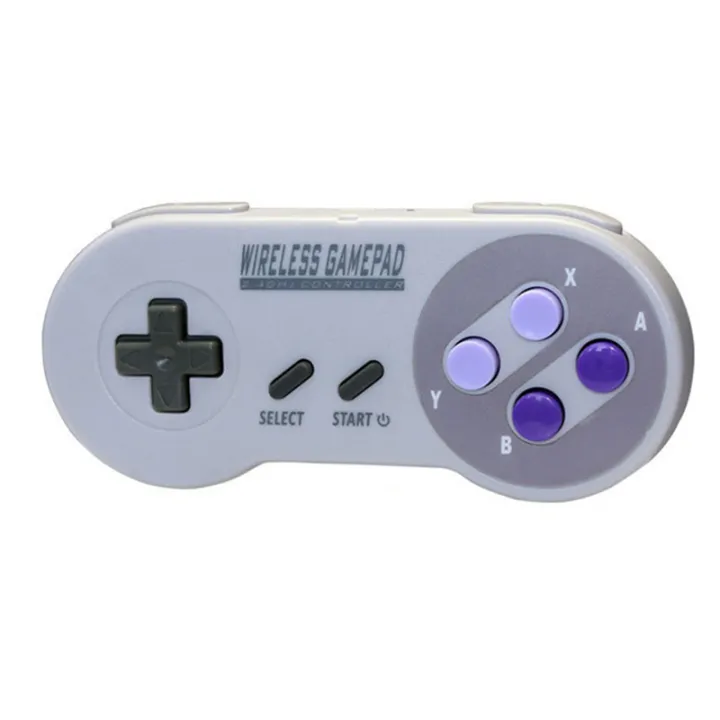 (GGBR)%202X%20Game%20Controller%20Wireless%202.4G%20Gamepad%20Joypad%20Joystick%20Compatible%20for%20SNES%20Mini%20PC%20NS%20Switch%202%20Color%20Buttons%20-%20Image%202