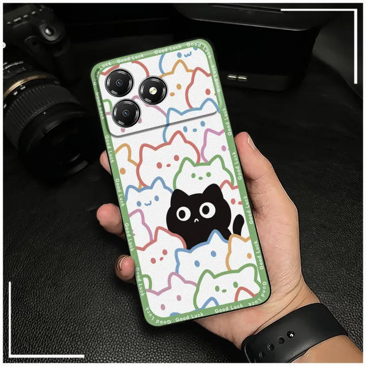 Durable%20Cute%20Phone%20Case%20For%20ZTE%20Blade%20A36%204G/Z2472%20Shockproof%20Anti-knock%20Phone%20Pouch%20Graffiti%20Cartoon%20Full%20wrap%20Silicone%20-%20Image%205