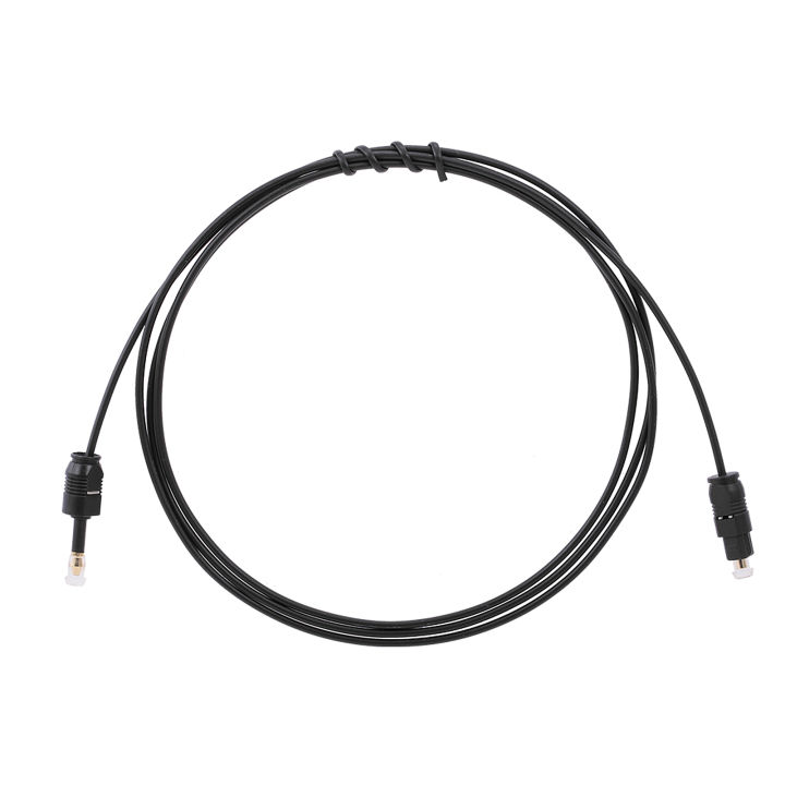 HXSJ%20Gold-Plated%20Toslink%20To%20Mini%20Toslink%20Digital%20Optical%20Fiber%20Square%20To%20Round%20Interface%203.5Mm%20Audio%20Cable%20150Cm%20(Black)%20-%20Image%205