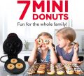 Mini Donut Maker Machine Non-stick Doughnut Device With 3 Holes Snack Desserts Maker Tool Double Sided Heating Machine For Bread. 