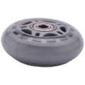 Skating Shoes 608ZZ Bearing Inline Skate Wheel Clear Gray. 